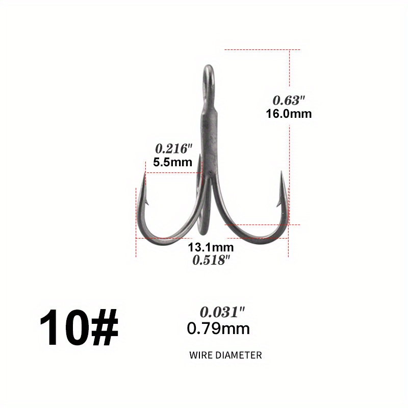 Bass Advantage 1092-R Treble Hooks, Bass Hooks