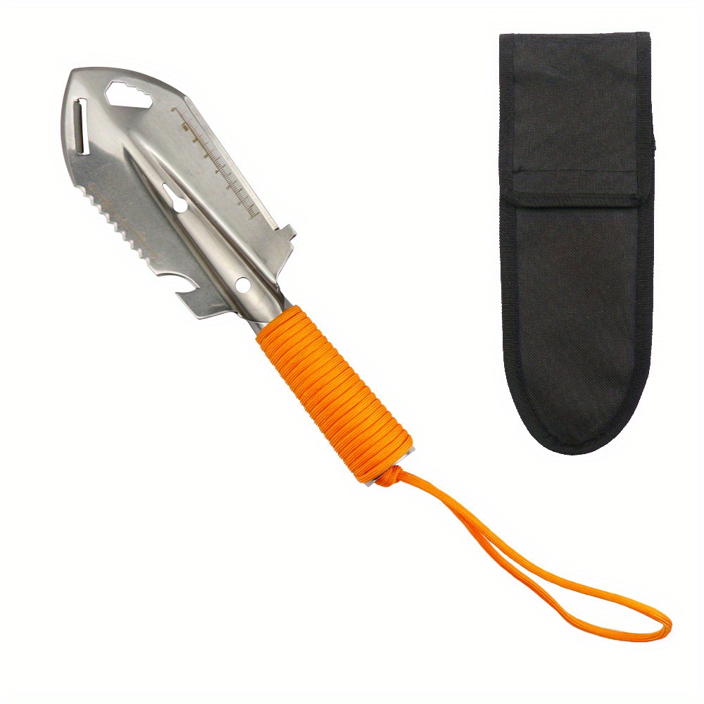 Lightweight Backpacking Trowel with Carrying Pouch - Ideal for Hiking,  Digging, Gardening, and Camping Outdoors