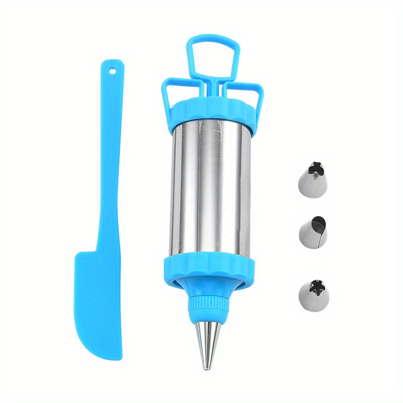 Icing bottles with stainless stell tips