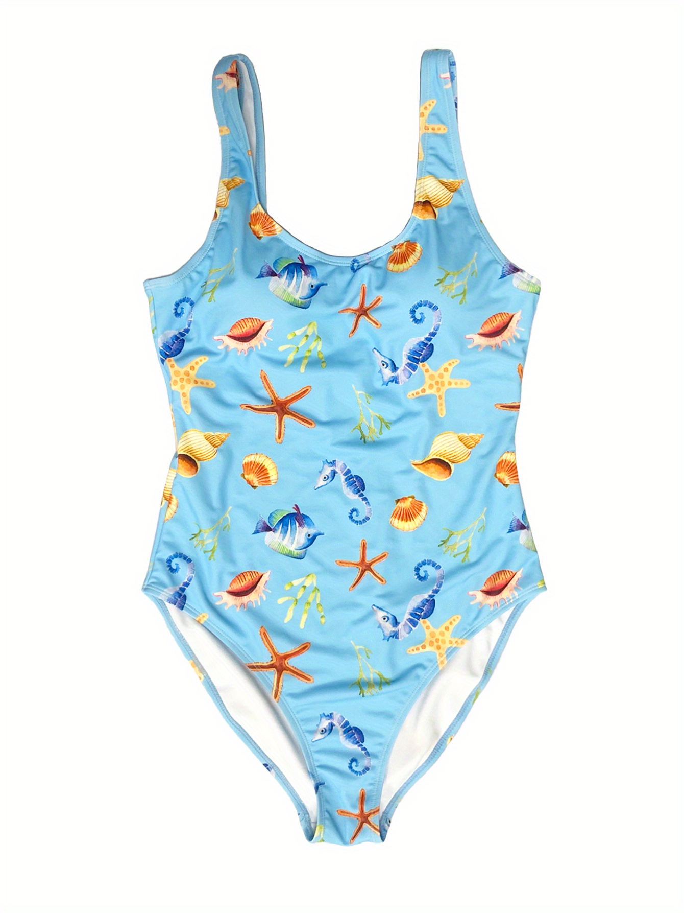 Marine Animal Themed Beach Family Vacation Swimwear Set Dad - Temu