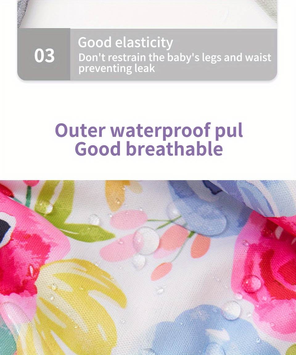   waterproof breathable washable cloth diapers christmas halloween thanksgiving day gift details 5