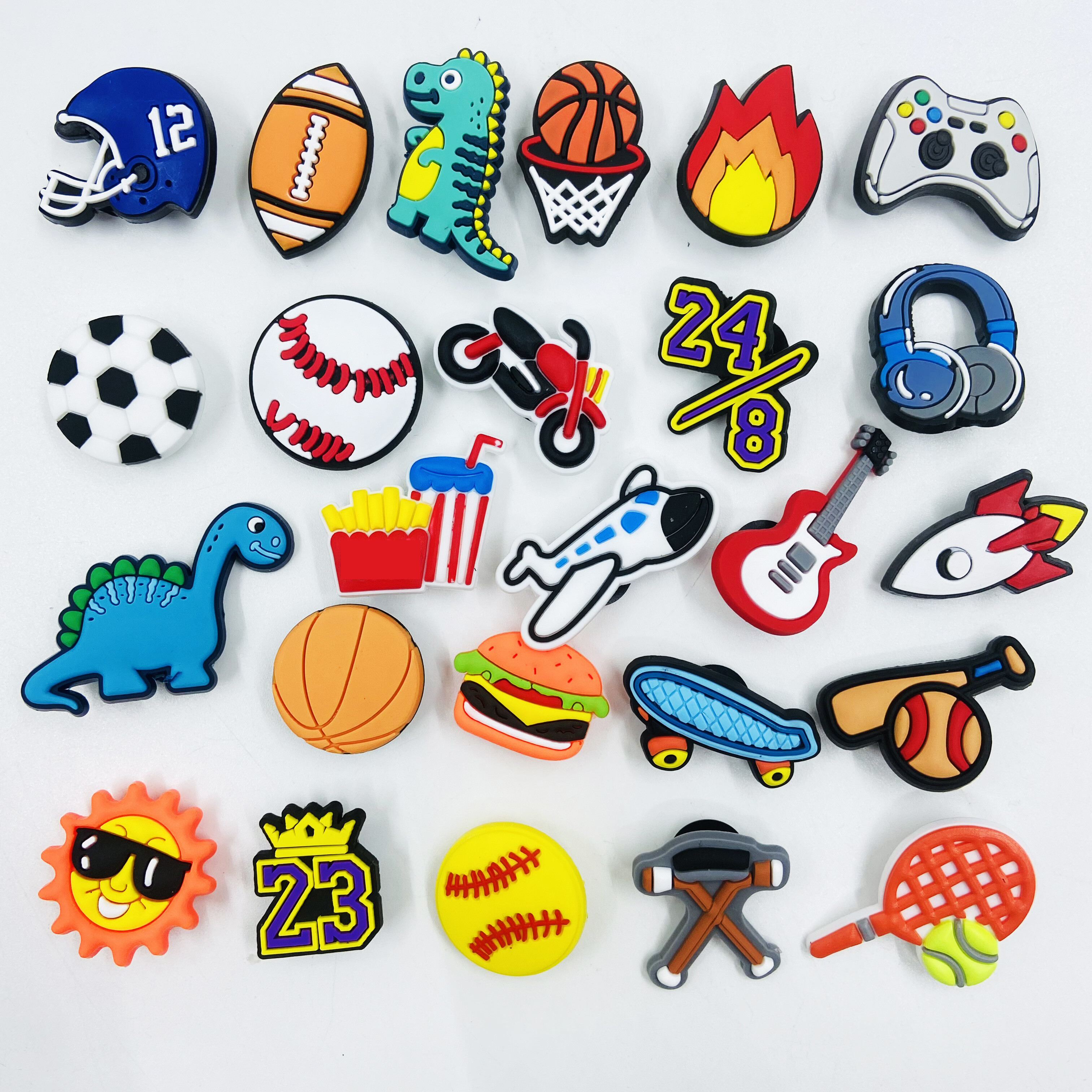 Charms 30 50 100pcs Random Sport Charms For Boys Sports Gibbets ...