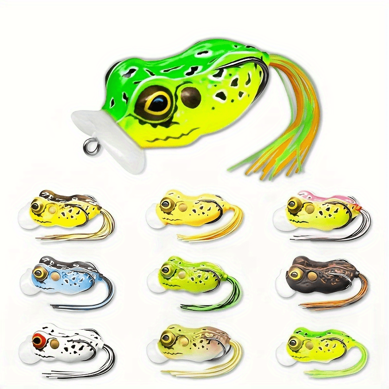 5.5cm Soft Swimbaits Topwater Frog Lures Bass Trout - Temu