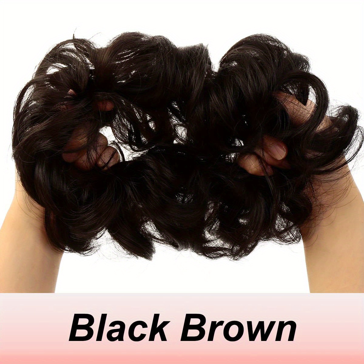 Faringoto Messy Bun Haarteil – Gelockter Dutt-Clip Aus Kunstfaser Für Voluminöse Hochsteckfrisuren