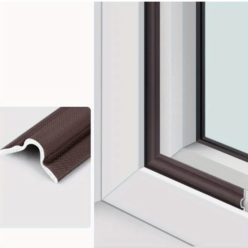 Weatherstrip Doors Windows Self adhesive Wind Rain Resistant - Temu