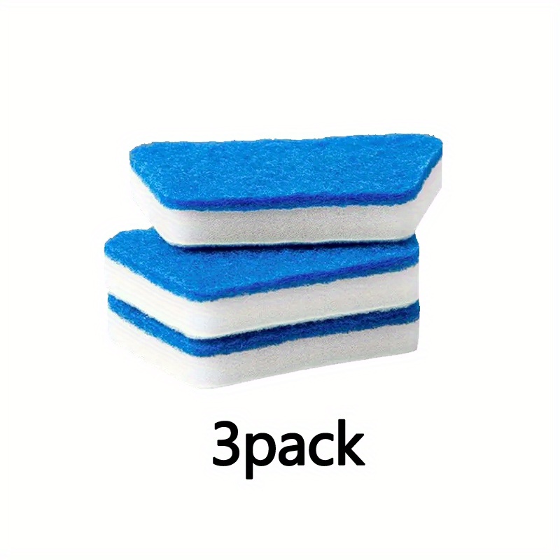 1pc/3pcs Removable Bathroom Wall Brush Trapezoidal Bathtub Brush Toilet  Brush Floor Brush Tile Brush Sponge Brush Cleaning Brush (1pc Is A Set Of Bathtub  Brushes, 3pcs Is A Replacement Set)