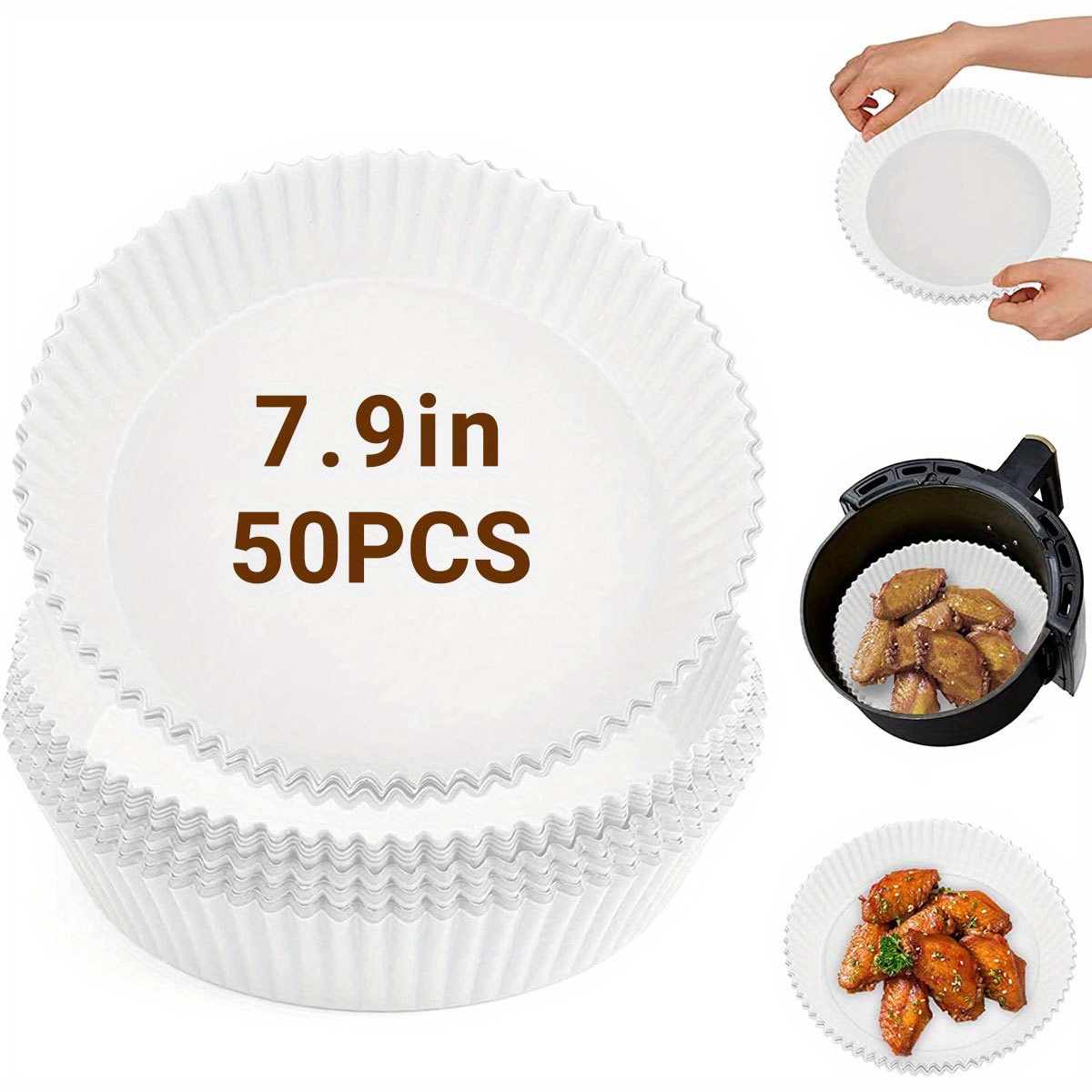 Air Fryer Silicone Pot Oil Resistant Waterproof Non-Stick Baking