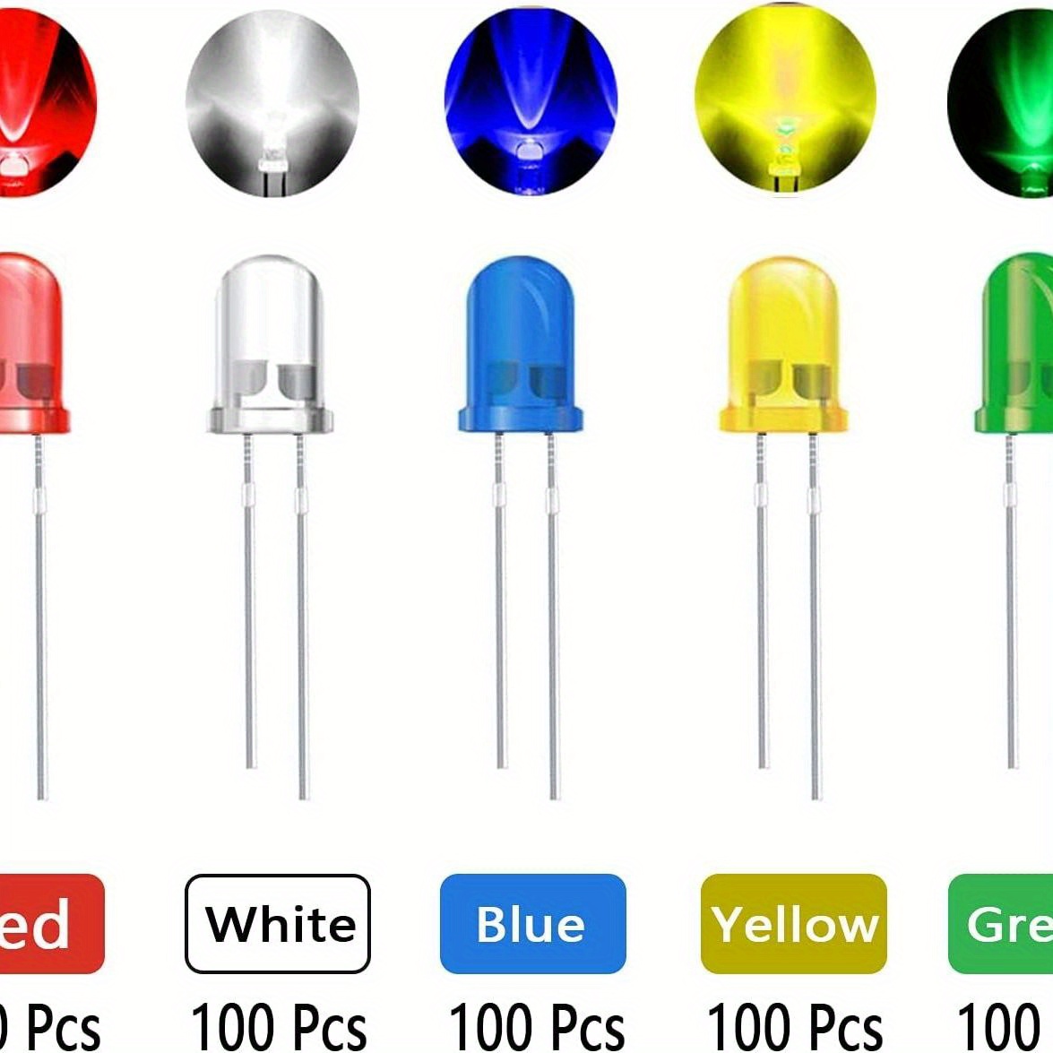Led Glow Diode Combination 2 Pin Color: - Temu