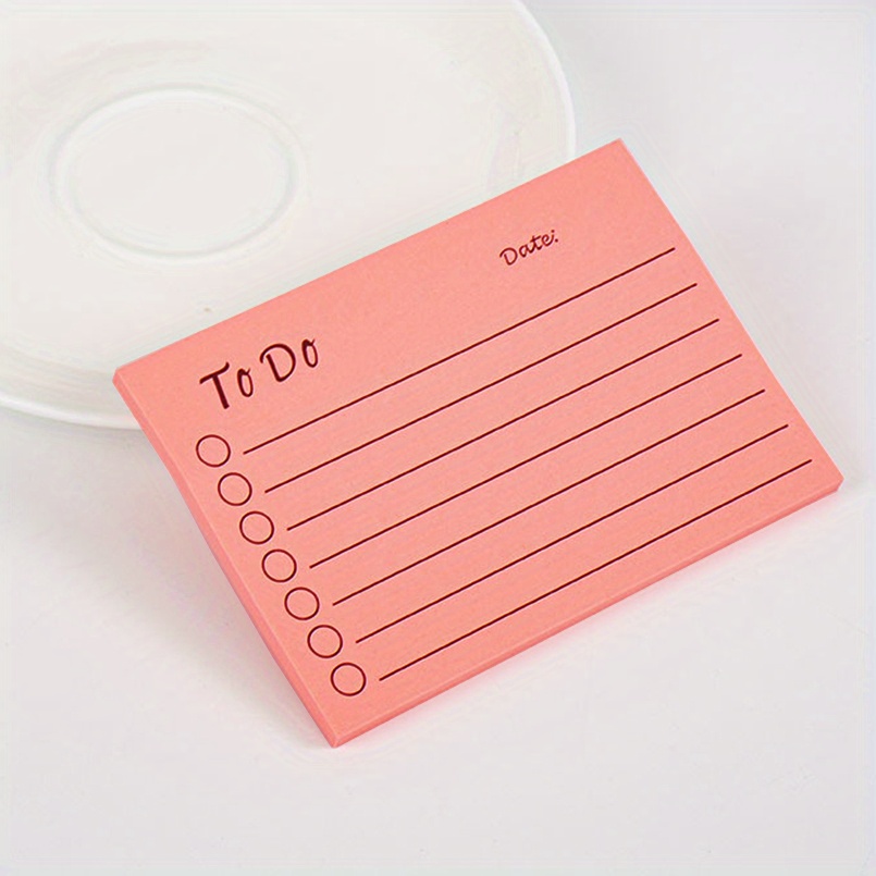 To Do List Sticky Notes( /pad) Sticky Pads Memo Sticky Notes - Temu