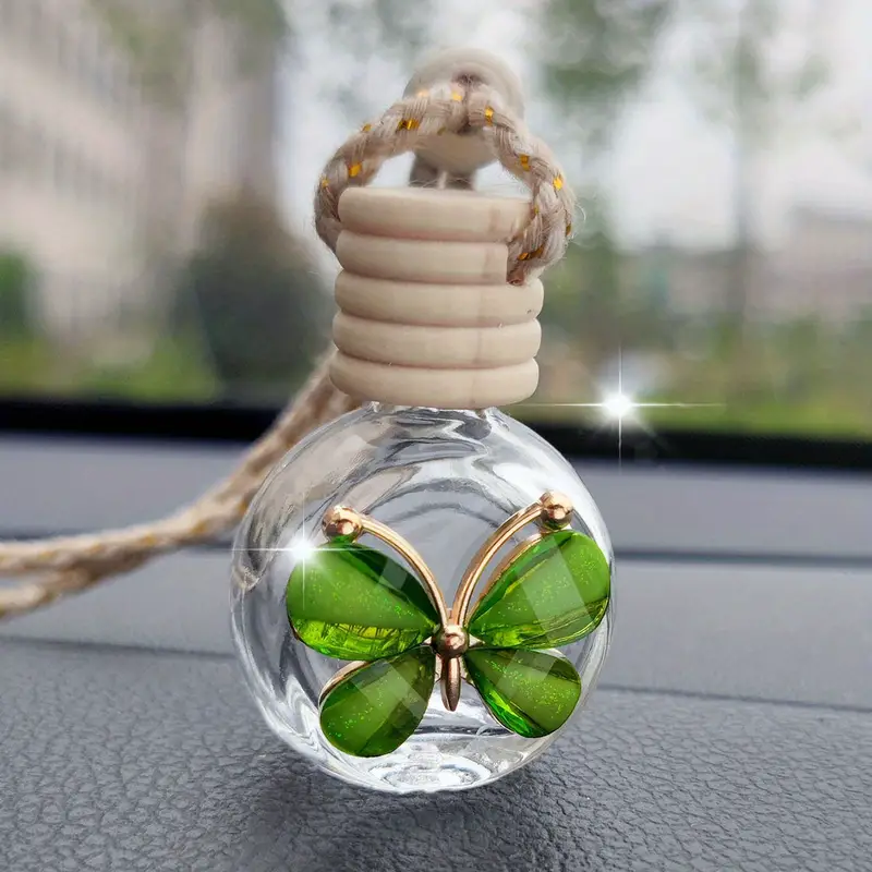 Grüne Kristall schmetterlings parfüm flasche Auto - Temu Germany