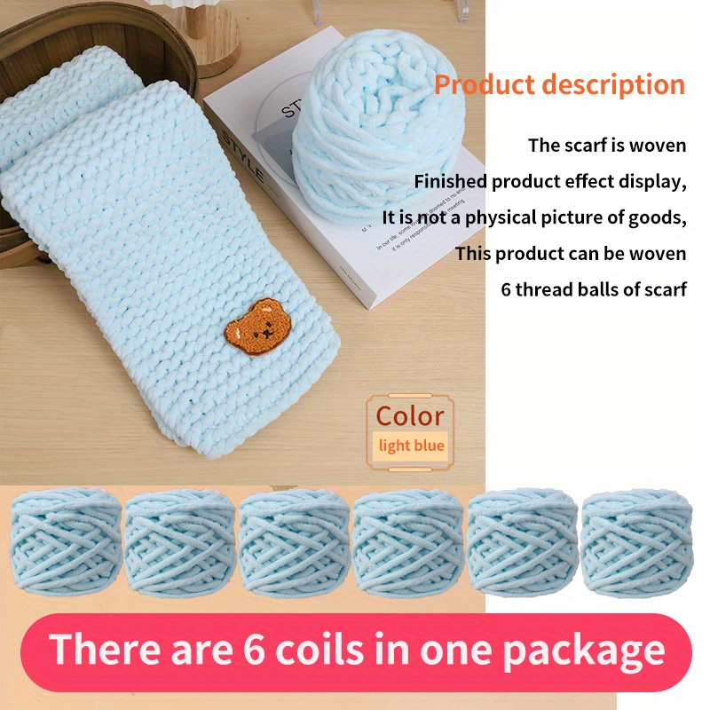 Chunky Knit Yarn - Temu