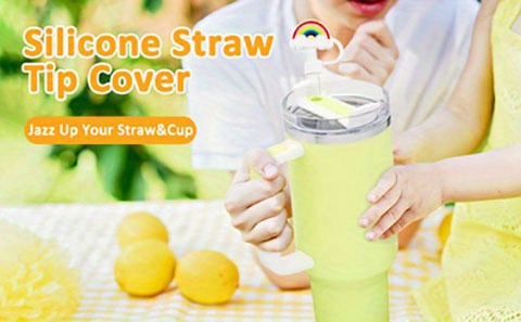 Straw Cover To Glam Your Drinking Straws - Inspire Uplift