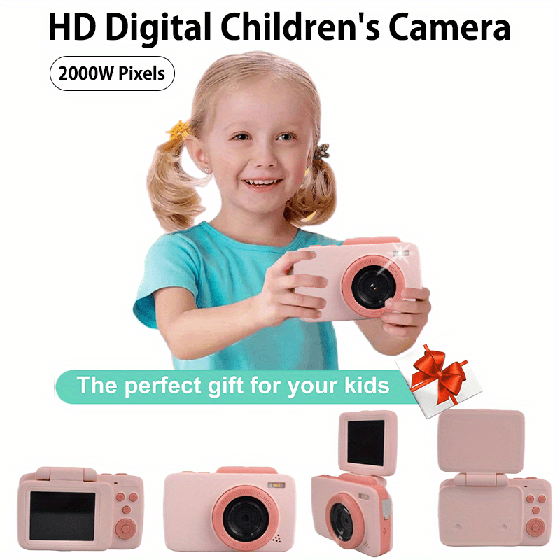 2000w Childrens Digital Camera Screen Can Be Turned 180 Degrees