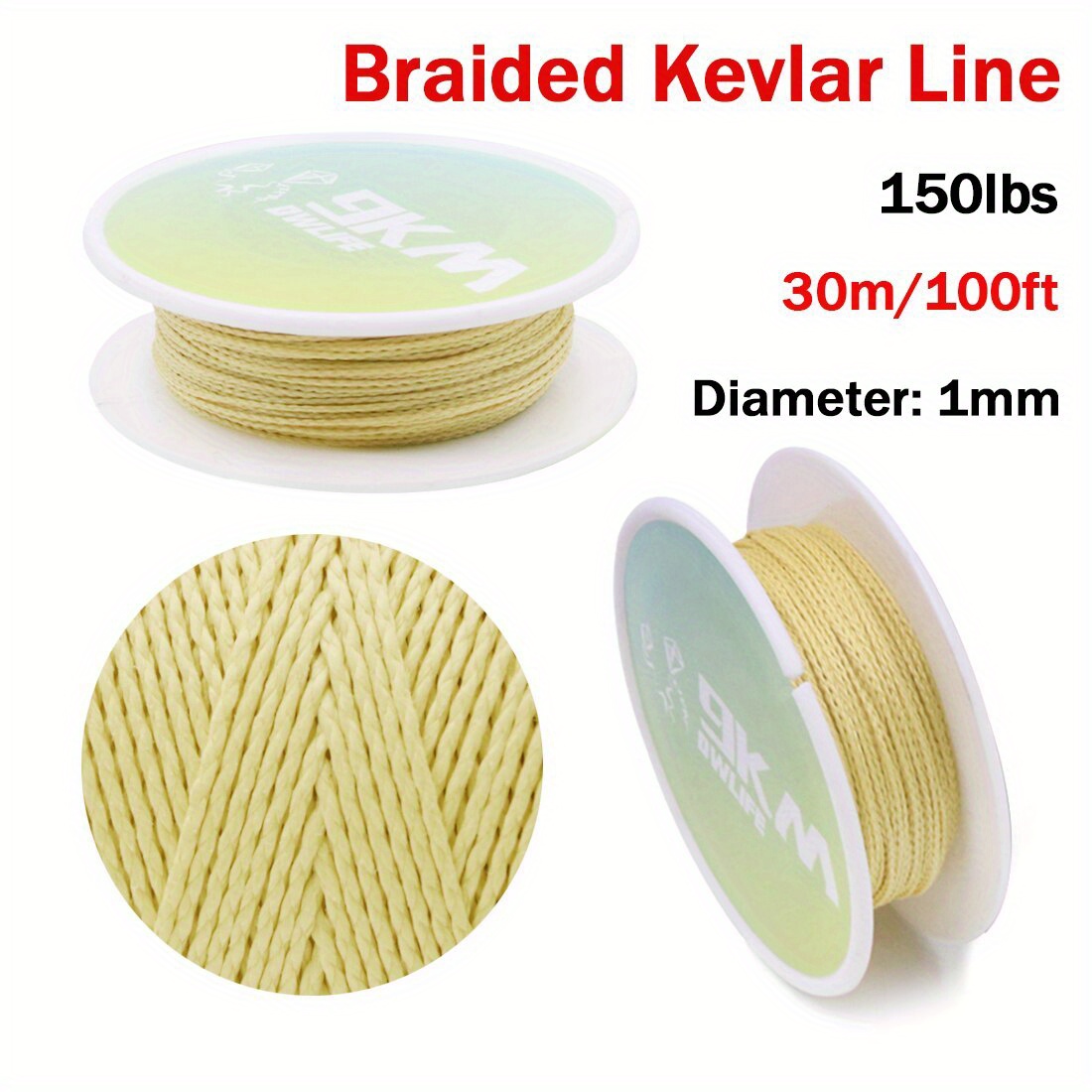 9km 40~ Braided Kevlar Fishing Assist Line Wear resistant - Temu Canada