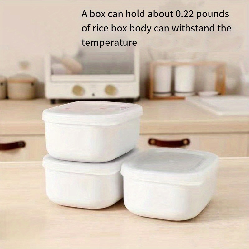 1pc Mini Lunch Box Miscellaneous Grain Rice Sub Package Frozen Box Fat  Reducing Meal Quantitative Bento