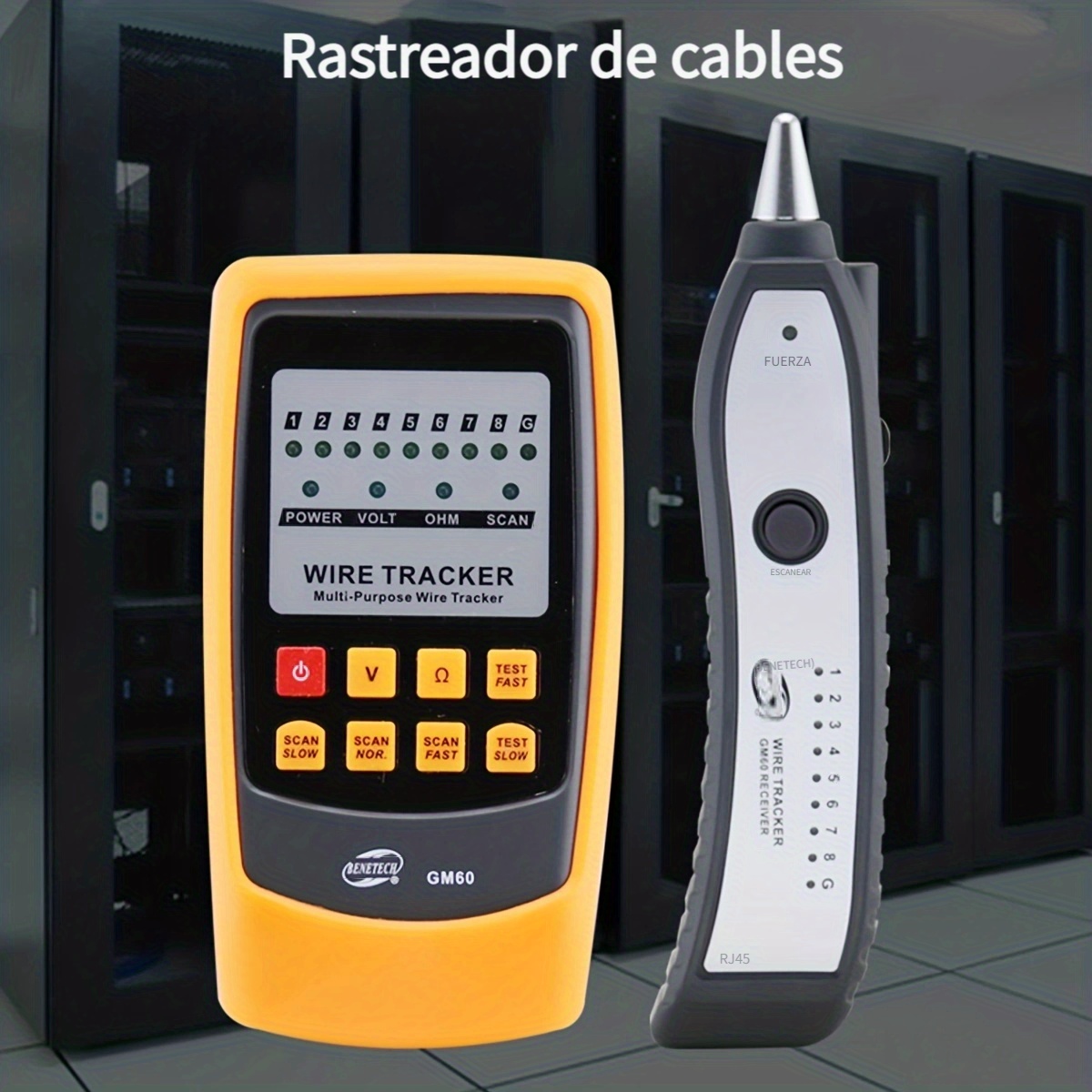 Detector de escáner de cables, tubos de PVC, metales, madera, pared, color:  negro