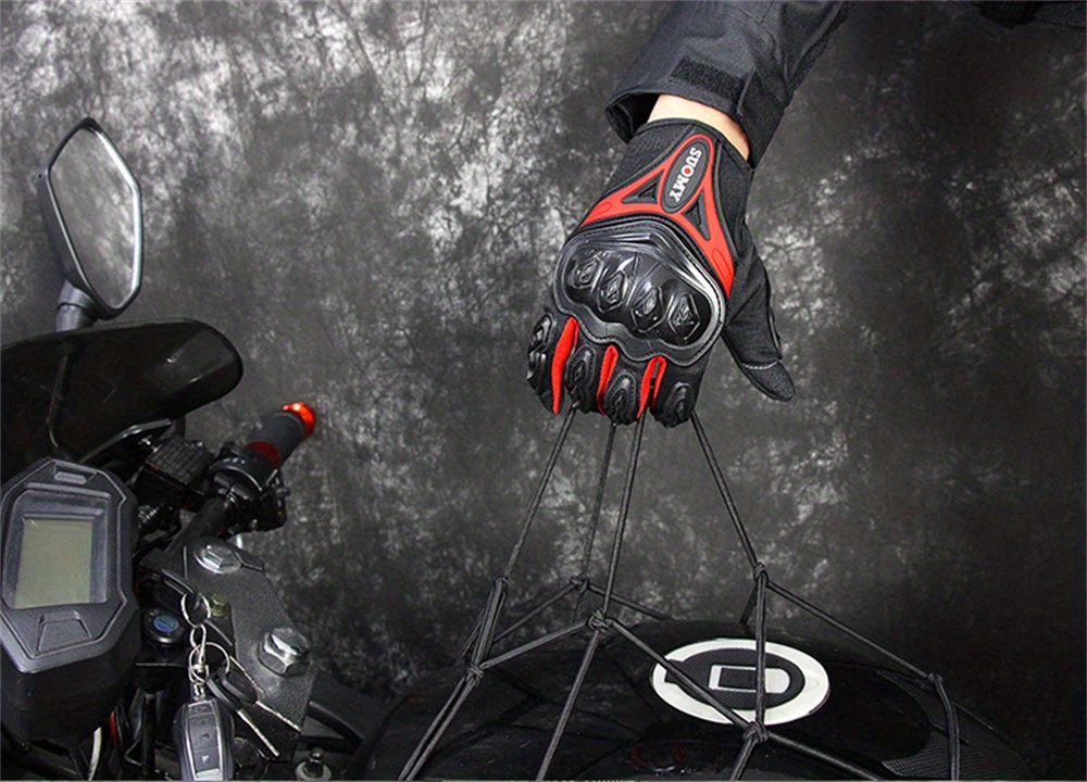 Breathable Touch Screen Motorcycle Riding Gloves Non Slip - Temu United