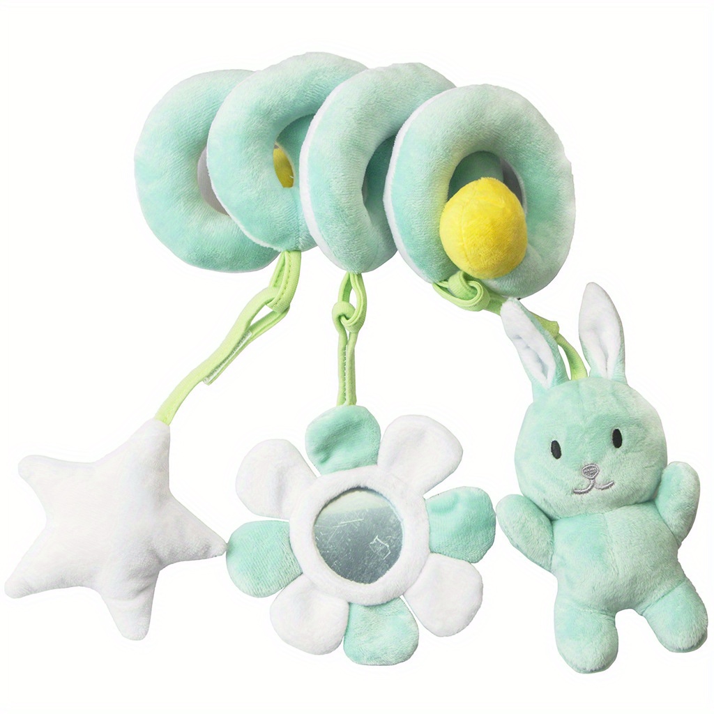 Jouet d'enveloppe en spirale d'activité pour bébé, enfant ours lapin en  spirale autour du lit de bébé berceau poussette jouet pour garçons ou filles