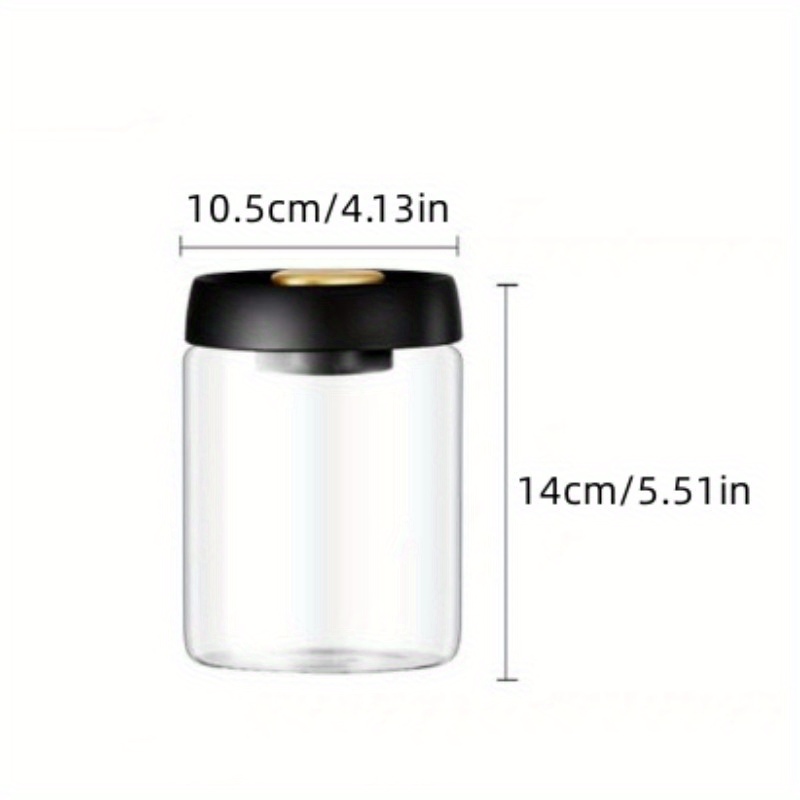 Airtight Food Storage Containers, Coffee Canister For Beans, Grounds, Tea,  Sugar, Kitchen And Pantry Organizer, Plastic Jar With Lid, Coffee  Accessories, Kitchen Supplies - Temu