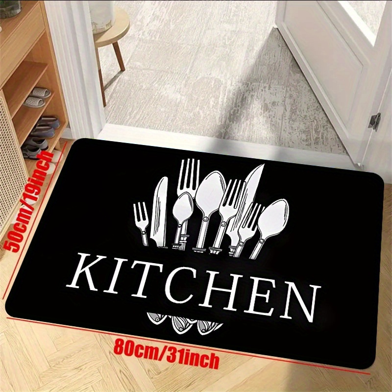 Cutlery Anti Fatigue Kitchen Floor Mat 