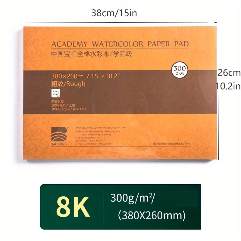 Barteen 100% Cotton Professional Watercolour Paper - Draw Store