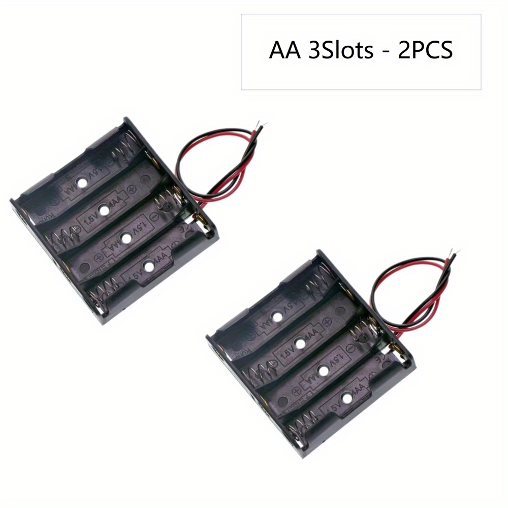 Portapilas para 6 pilas AA, montaje Hilo de Conexión Código RS: 185-4745