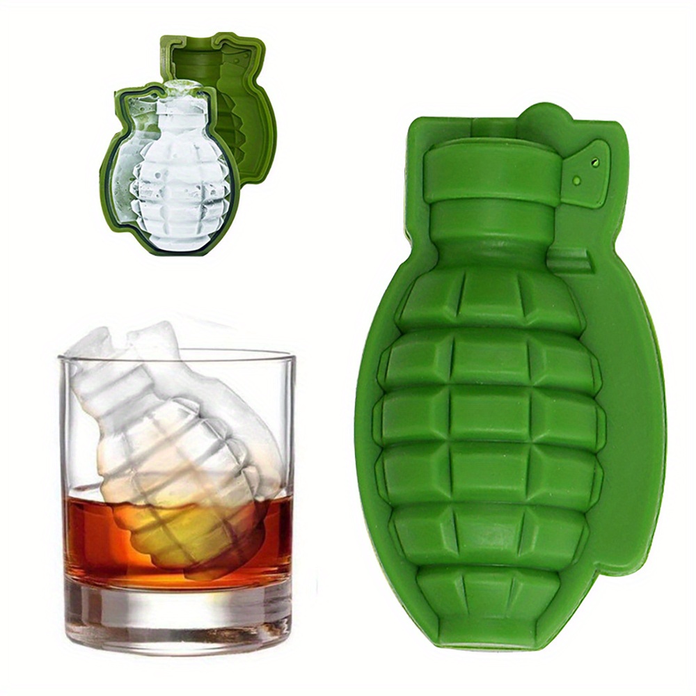 Machine à glaçons en plastique, plateau rond avec couvercle, moule à boules  de glace, whisky, boisson froide, outils de cuisine - AliExpress