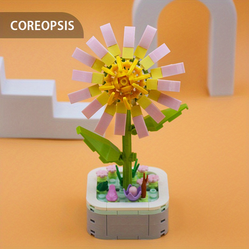Set di costruzioni per blocchi di particelle per adulti con fiori eterni per ragazze, giocattoli educativi per mattoni con micro diamanti per regalo per bambini  26