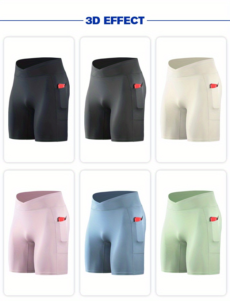 High Stretch Compression Shorts Pocket Men Ideal Sports Gym - Temu