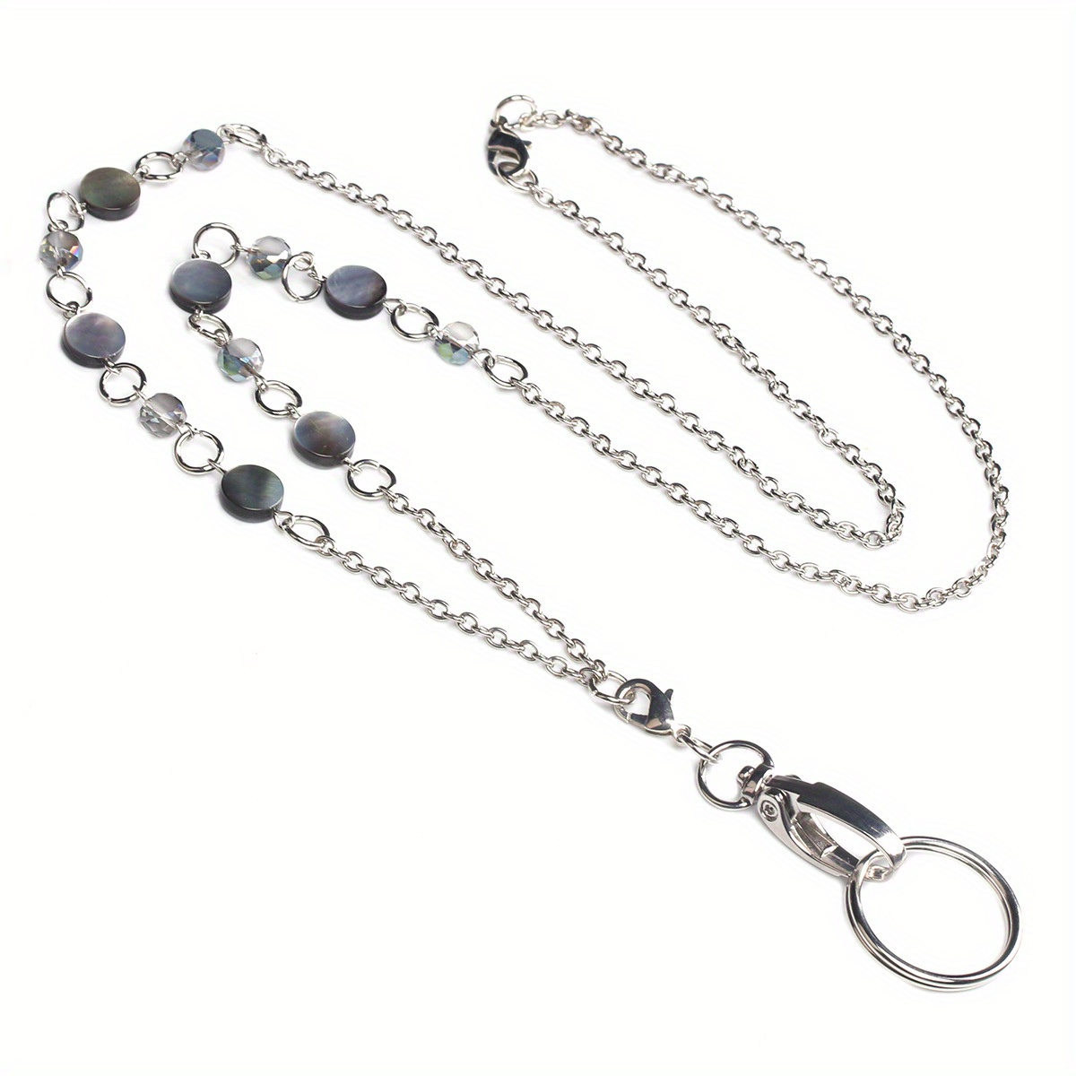 Beautiful Id Necklaces Id Balled Beads Lanyards Keys Id - Temu Japan