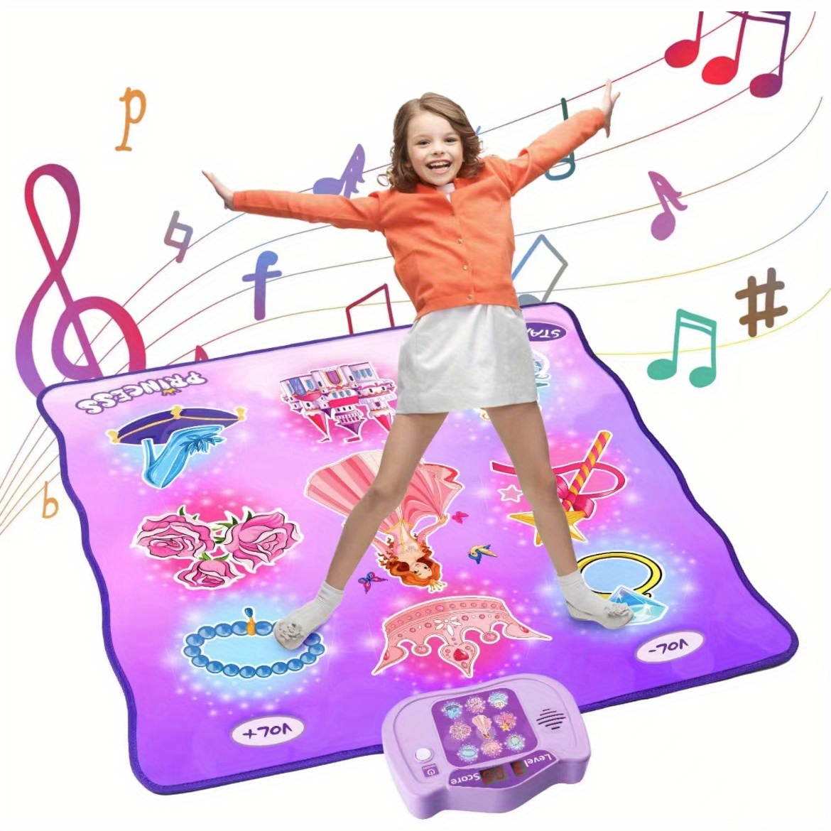Alfombra redonda de bailarina rosa / alfombra infantil de baile / regalo  para amantes del ballet / alfombra de juegos para niños para niños / sala  de ballet para niñas -  España