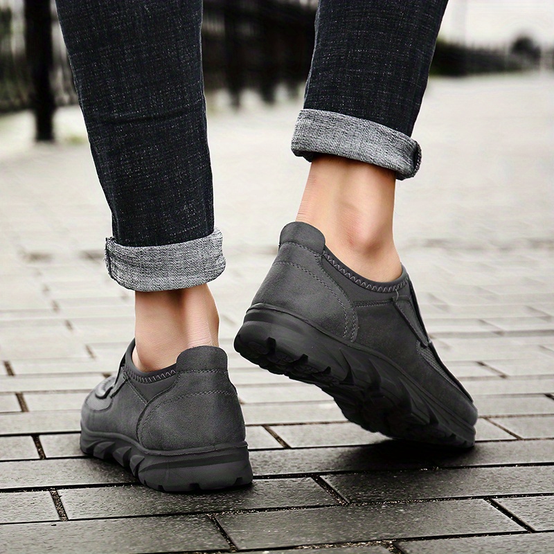 Mens Vintage Loafers Wear Resistant Non Slip Comfy Casual Shoes Slip On Walking Shoes Temu