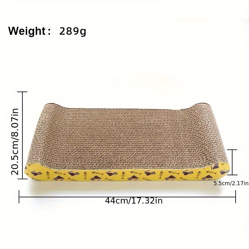 Durable Corrugated Cat Scratching Pad for Happy Indoor Cats
