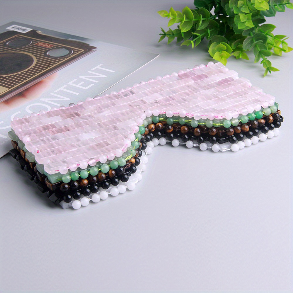 1 шт. натуральная маска для расслабления глаз и ухода за кожей, массаж, подарок, День святого Валентина, Рождество, День матери, подарок, свободные драгоценные камни, детали 5