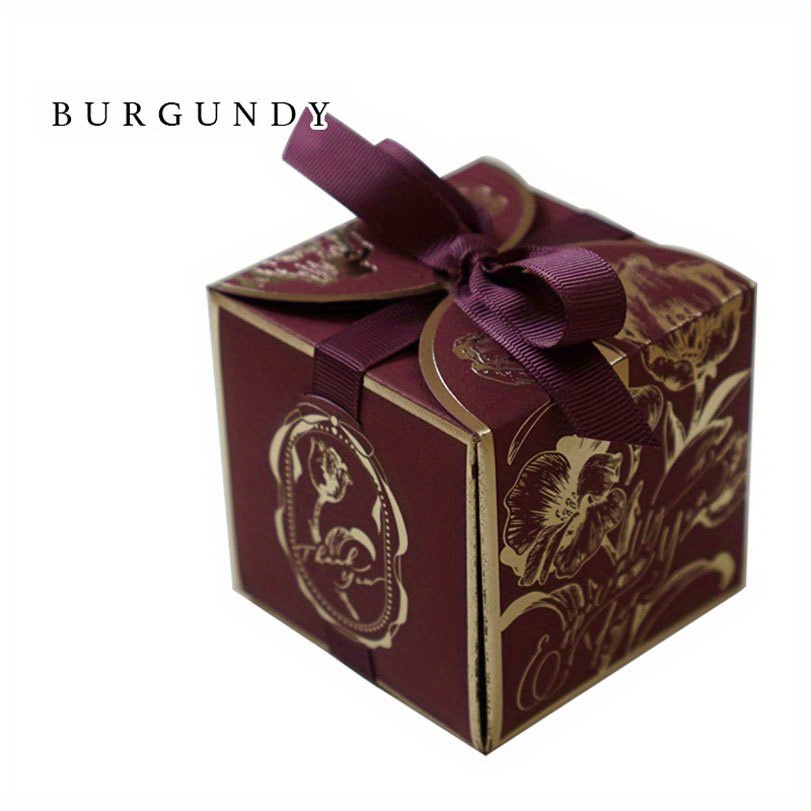 Luxury Golden Candy Box Exquisite Wedding Gift Box For Small - Temu