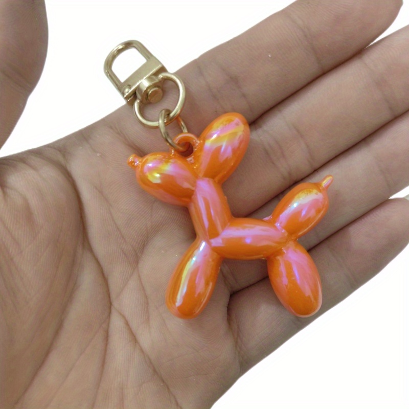 Cartoon Balloon Dog Keychain Glossy Ballon Dog Backpack Ornament  Accessories - Temu Bahrain