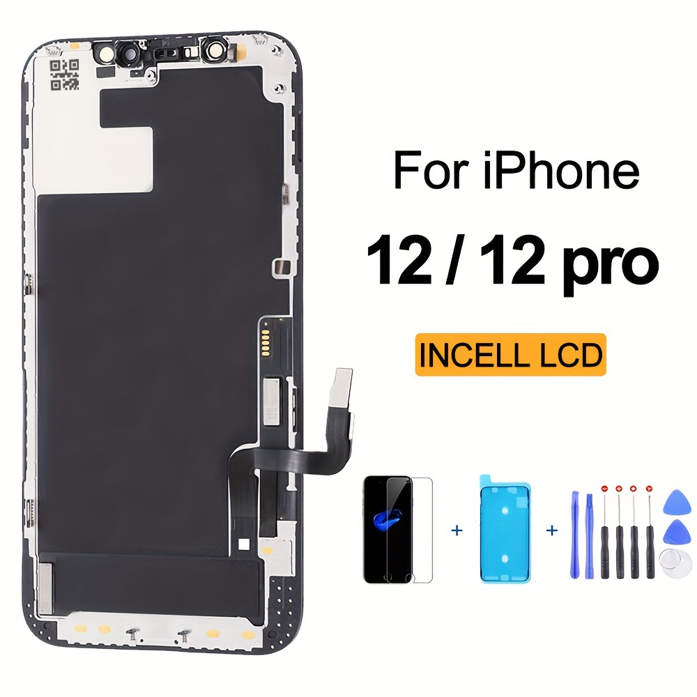 Screen Replacement Kit 6.1 Inch Lcd Display 3d Touch Digitizer Glass  Assembly With Repair Tool Kit For Iphone 12/12 Pro - Cell Phones &  Accessories - Temu