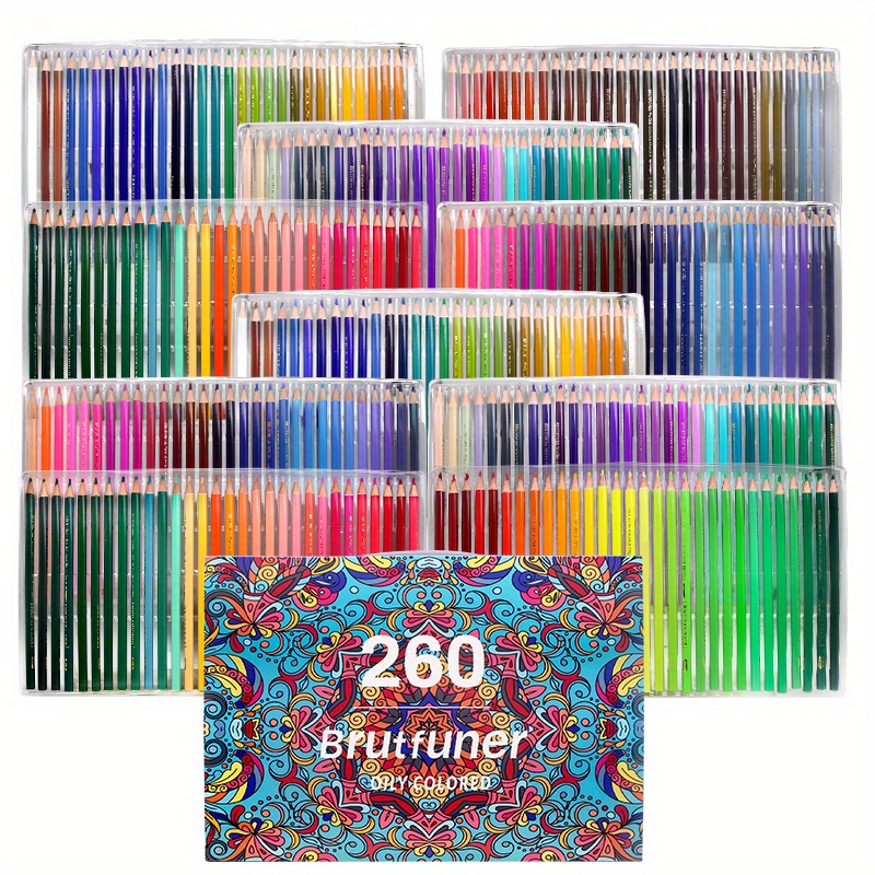 Lápices de colores de 520 colores, lápices de colores profesionales a base  de aceite para adultos y niños, suministros de arte para dibujar arte