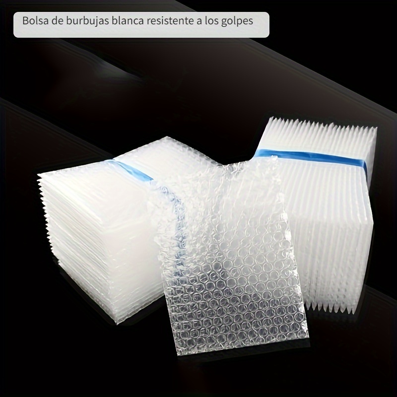  Bolsa de burbujas 30 piezas de papel de aluminio plateado bolsa  de burbujas pequeña sobre mensajería bolsa de embalaje de joyería bolsa de  envío de burbujas, 4.3x3.5 in con 1.6 in 