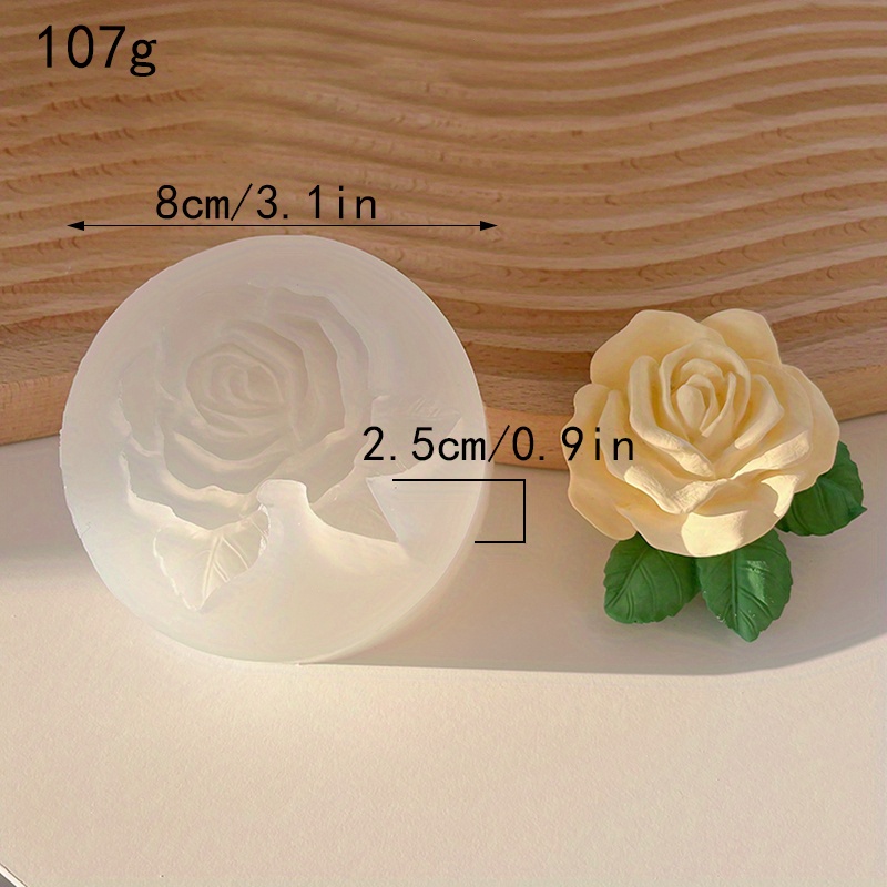 3D beautiful flower rose Silicone Mold Bouquet of roses Soap Molds Clay  Resin Gypsum Chocolate Candle Mold