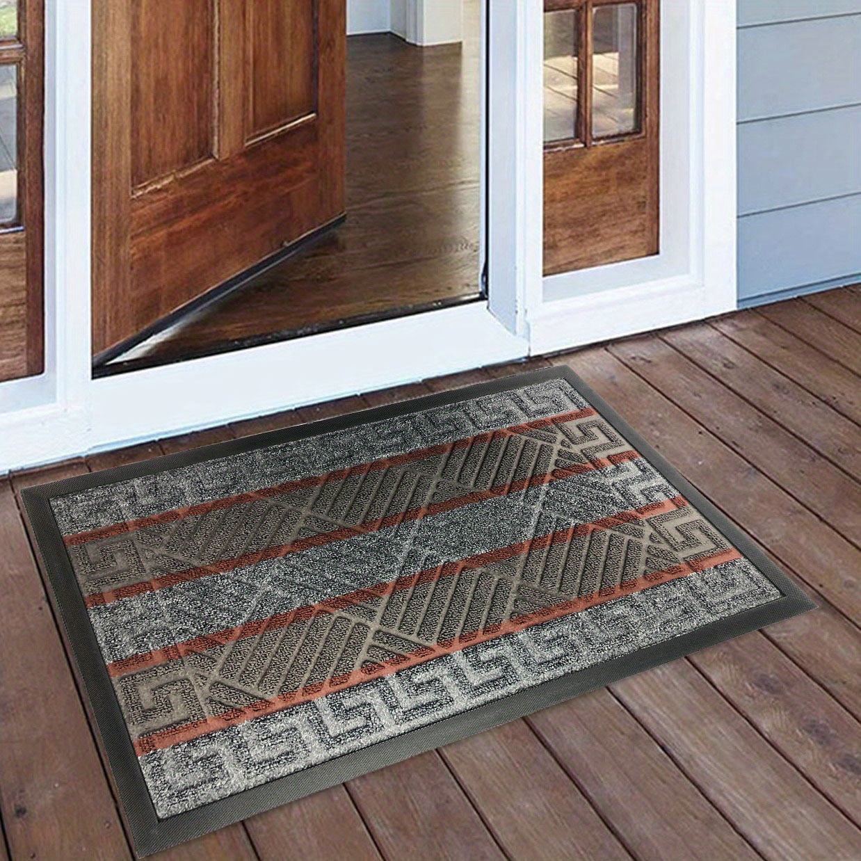 Half Round Door Mat For Indoor Outdoor Welcome Mat Dirt - Temu