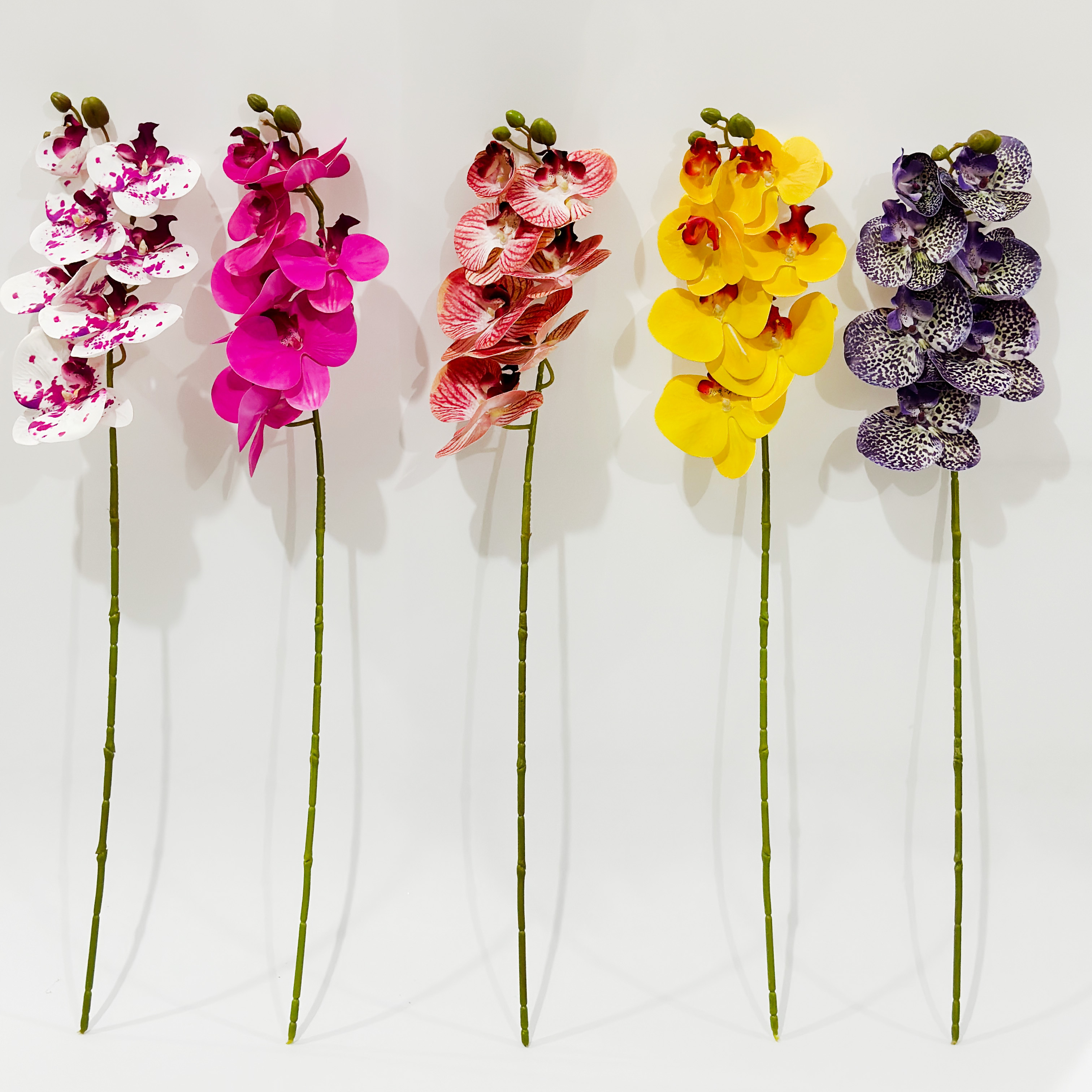 Ramas de Flores de orquídeas artificiales