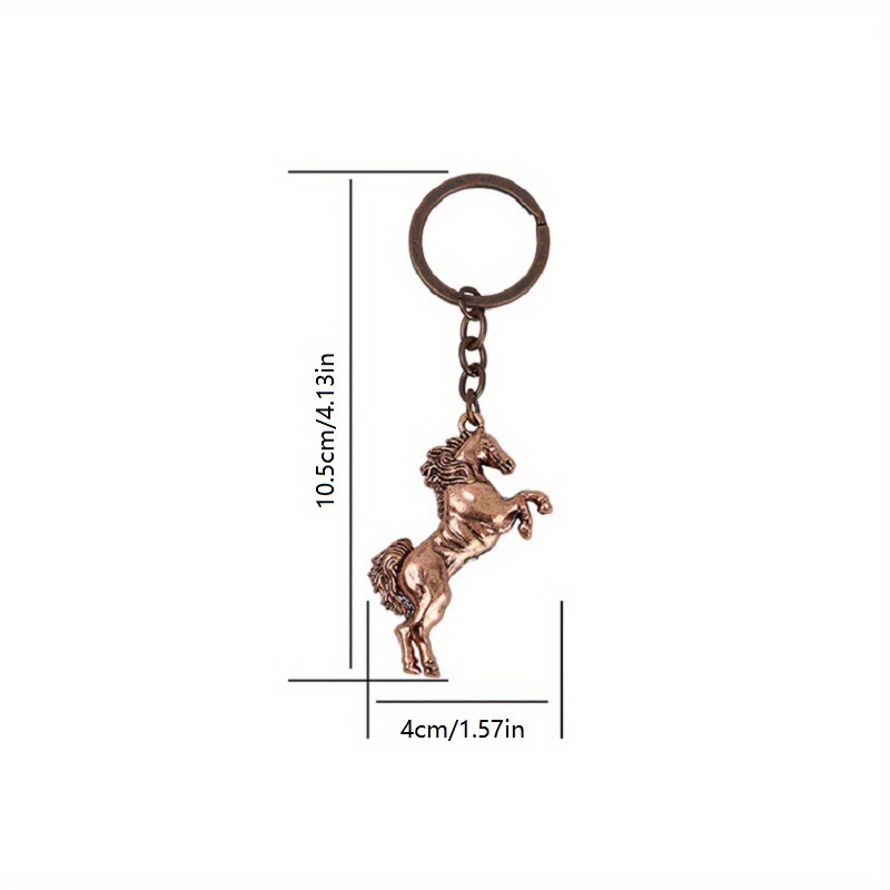 Artificial Diamond Studded Horse Keychain Pendant Creative Keychain,  Backpack Pendant, Bag Charms, Birthday Gifts, Party Favors - Temu