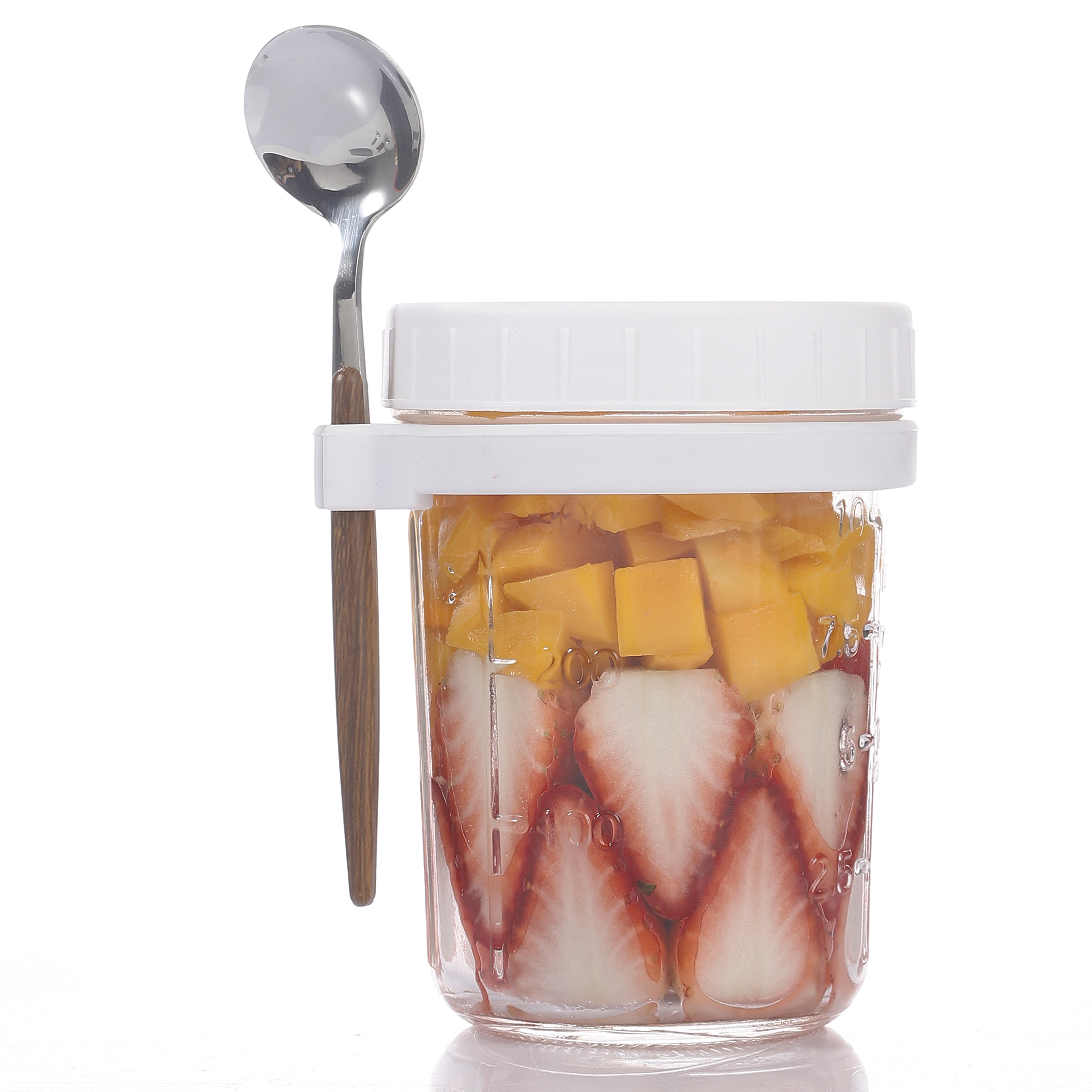 Mason Jars For Overnight Oats Chia Pudding Yogurt Salad - Temu