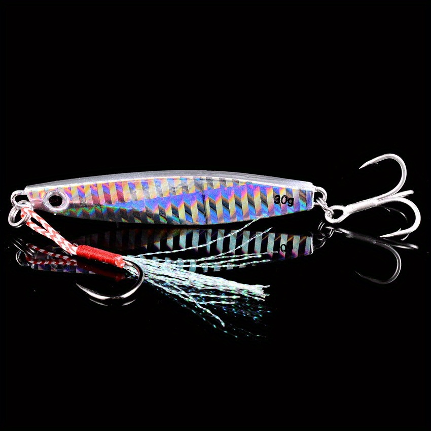 LKL 10pcs Jigging Fishing Lures Long-Throw Casting Trolling Fish Bait Metal  Jig Bass Bionic Fishing Lure Saltwater Freshwater Fishing Baits (Color :  Red Head, Size : 65mm 25g) : : Sports 