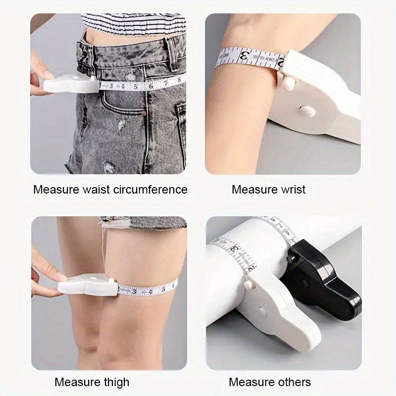Cinta métrica retráctil para costura de 1,5 m/60 pulgadas/cinta de medición  médica de cuerpo