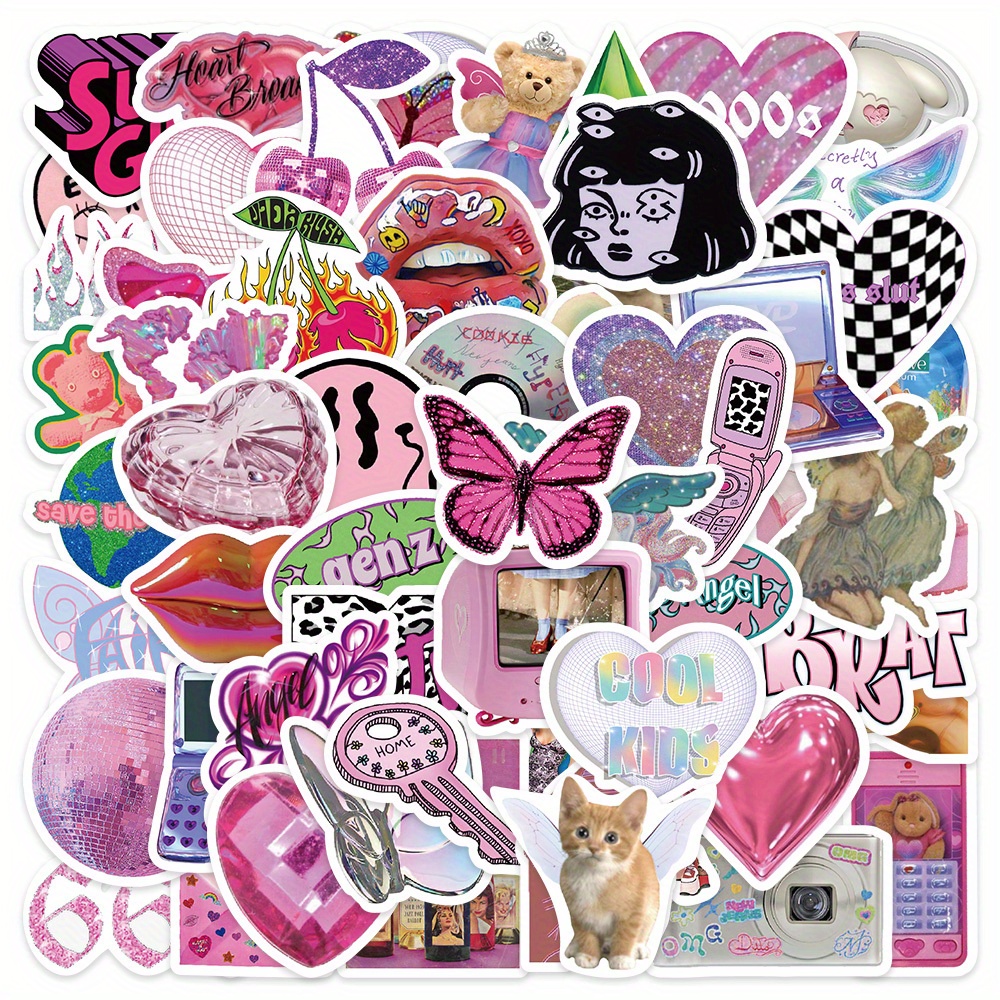 High Quality Y2k Style E Graffiti Stickers Children's Diy Stationery  Computer Stickers Student Stationery - Temu Israel