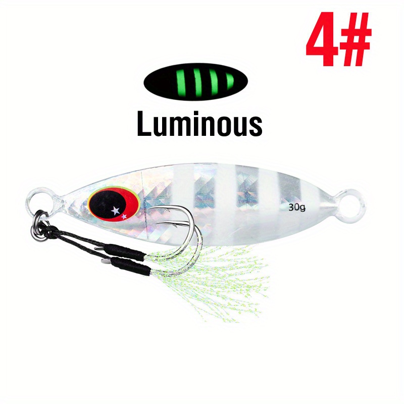 Bionic Metal Slow Jig Fishing Lure Sinks Quickly Tuna Bass - Temu