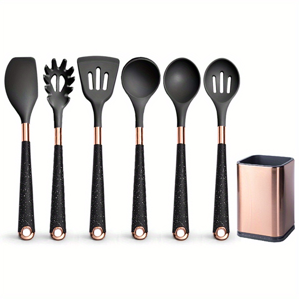 Charlemain Utensilios de Cocina Silicona 35 Piezas, Utensilios