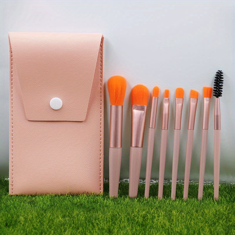 Dropship 12pcs Pro Makeup Brushes Face Powder Eyebrows Eyeliners Lip Pencil Brush  Bag to Sell Online at a Lower Price